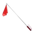 thumbnail image 4 of Bandera de caballo retráctil, equipo de entrenamiento, herramienta de equitación de colores vivos para equitación Mango rojo, 4 of 9