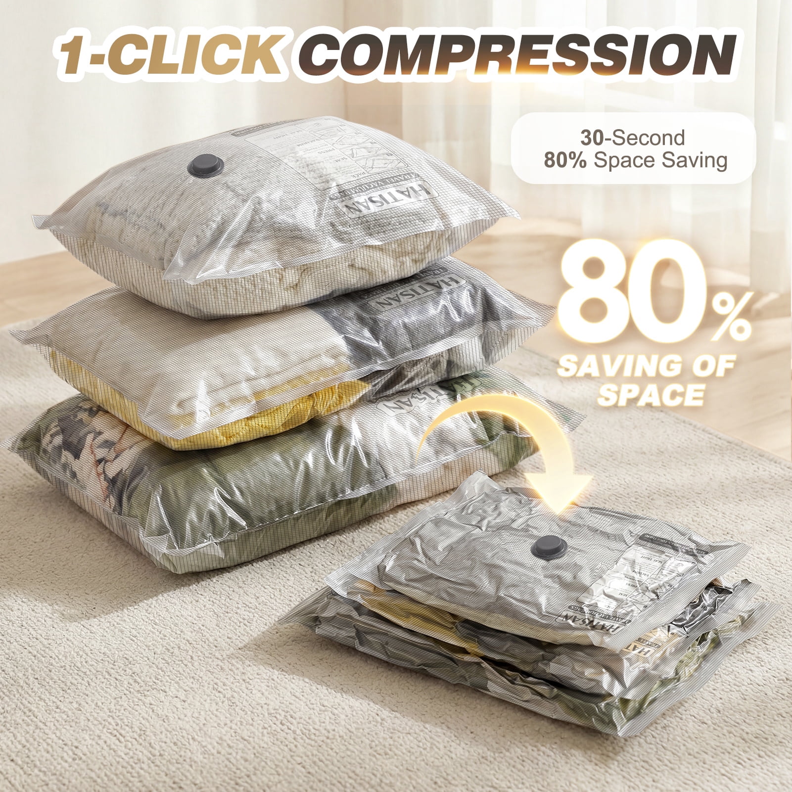 Livhil 14 Combo Vacuum Storage Bags with Electric Pump, Vacuum Seal Bags for Clothes, Travel Vacuum Bags with Pump, Reusable Shrink Bags, Square Grid