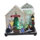 thumbnail image 3 of Pueblo de Casas navideñas Strade Fareast Limited Decoración navideña con escena de invernadero con luces LED, 3 of 8