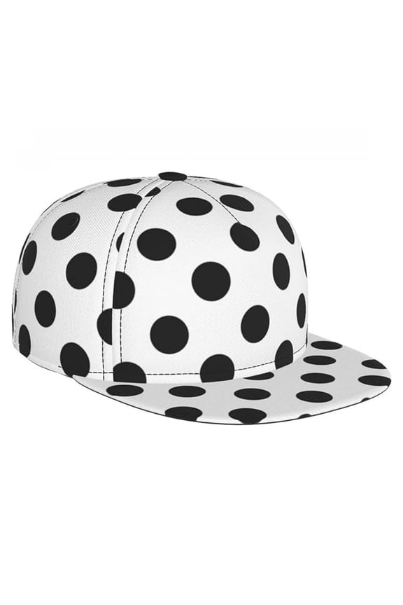 Polka Dot Baseball Cap, Fashionable Adjustable Curved Brim Sun Hat, Breathable Lightweight Casual Cap for Women Men, Outdoor Sports, Running, Hiking, Daily Fashion Wear
