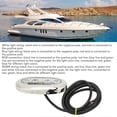 thumbnail image 4 of Marine Underwater LED Light DC 12V?24V IP68 Waterproof Universal Fit for Boat Yacht Waterside RGB 8W, 4 of 5