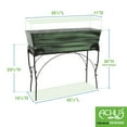 thumbnail image 2 of Achla 36" x 30"H Green Flower Box With Flora Stand, 2 of 2