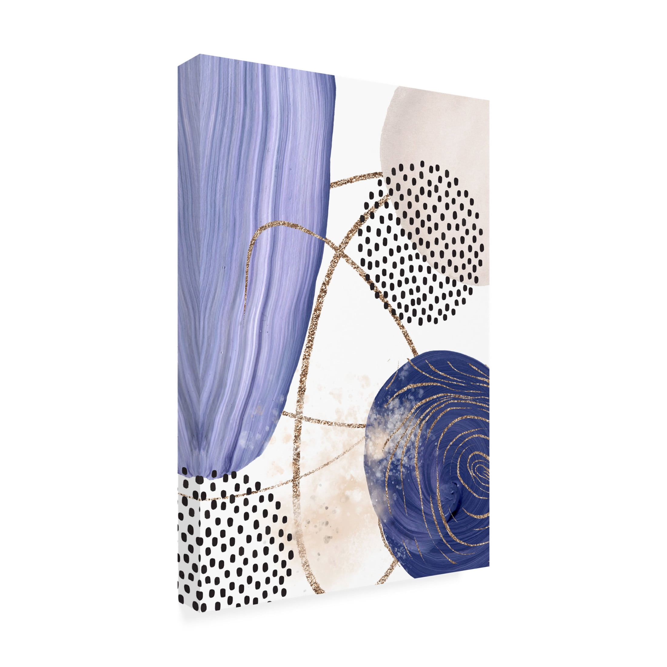 Trademark Fine Art Sally Ann Moss Circle of Colour 3 Canvas Wall Art