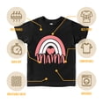 thumbnail image 4 of Bella Canvas Mama Rainbow Heart Mom Graphic T-Shirt Gift for Mother's Day, 4 of 5