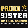 thumbnail image 3 of CafePress - Proud Sister Of A Soldier White And Gold T Shirt - Women's Traditional Fit Dark T-Shirt, 3 of 4