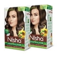thumbnail image 3 of (4 pack) Nisha Creme Hair Color | Permanent Long Lasting Brown Hair Dye Color Kit | Dark Brown | 4.05 Oz (Pack Of 2), 3 of 12