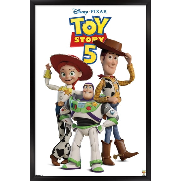 Disney Toy Story 5 (2026) - The Big Three Feature Series Wall Poster, 22.375" x 34" Framed