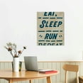 thumbnail image 2 of Nawypu  Eat Sleep Run Poster for Runners, Cross Country Print, Track and Field Art, 2 of 4