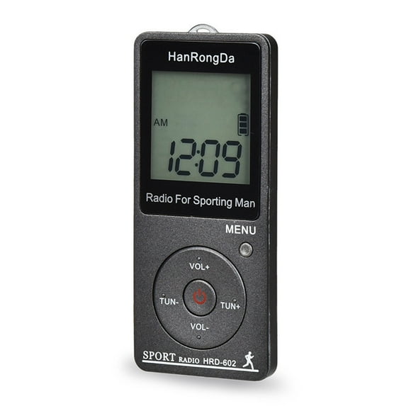 Pocket Radio, Aooeou Small Personal Radio AM/FM Mini Portable Receiver with Rechargeable Battery,JUN