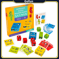 thumbnail image 1 of Juego de rompecabezas Emoji Cube Face Change con campana para niños y familiares, 1 of 6