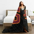 thumbnail image 5 of Susquehanna University Logo Fleece Blanket, Very Soft Microfiber Flannel Blanket for Couch Warm and Cozy for All Seasons, 5 of 6