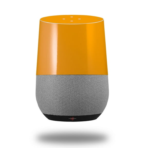 Decal Style Skin Wrap for Google Home Original - Solids Collection Orange (GOOGLE HOME NOT INCLUDED) by WraptorSkinz