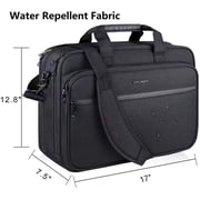 KROSER Laptop Bag Briefcase Up to 17.3 Laptop Messenger Bag Computer Bag-Black