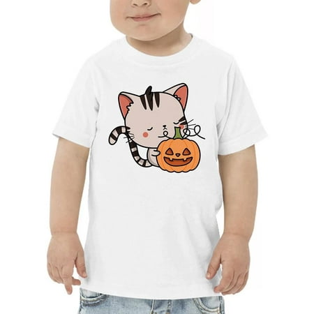 

Cute Kittyboo And Jack-O-Lantern T-Shirt Toddler -Image by Shutterstock 2 Toddler