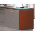 thumbnail image 3 of Mayline AR4224LDC Aberdeen Series Non Handed Return Desk, Mocha - 29.5 x 42 x 24 in., 3 of 3