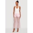 thumbnail image 2 of Women's Organza Varsity Stripe Straight Leg Pants, 2 of 4