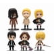 thumbnail image 1 of Attack on Titan:6 2nd generation models Handheld Mikasa, Captain Liwei, Allen Toy Twisted Egg Doll Model Ornament, 1 of 5