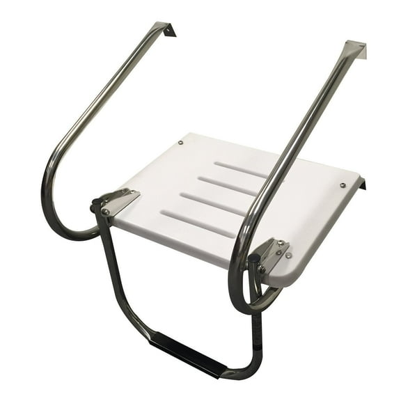 Pactrade Marine Universal Swim Platform Under Mount Telescopic Ladder 1 Step in Board