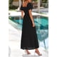 thumbnail image 2 of Vestido de verano PRETTYGARDEN 2025 con ojales y cuello cuadrado y manga abullonada, 2 of 9