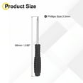 thumbnail image 2 of Uxcell 4pcs Mini Phillips Screwdriver 3.0mm 98mm Length Micro Precision Cross Head Screw Driver with Non-Slip Handle for Watch Eyeglasses Electronics Small Appliances Repair, 2 of 6