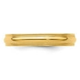 thumbnail image 4 of 14k Yellow Gold 4mm Milgrain Half Round Comfort Fit Wedding Band Size 13.5 MC040, 4 of 6