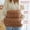 Mocca, variant on Scalloped Basket Set Of 2 – Small Rattan Basket Hand-Woven & Award-Winning - Elegant Wicker With Scalloped Edge Lid - Nursery Storage Handwoven Farmhouse Rattan Storage Baske