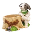 thumbnail image 4 of S SERENABLE Resin Flower Pot Adorable Animal Micro Landscape Planter Dog, 4 of 8