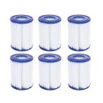 thumbnail image 1 of Cartucho de filtro para piscina 6 unidades compatible con Lay Z Spa, 1 of 5