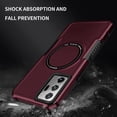 thumbnail image 2 of Magnetic Case for Samsung Galaxy Note 20 Ultra (Not Note 20) Compatible with Magsafe, Military-Grade Shockproof Case with Built-in Magnet Circle for Samsung Galaxy Note 20 Ultra, MS Claret, 2 of 18