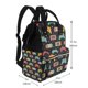 thumbnail image 2 of Easygdp Retro Video Game para Bolsa de Bebé de Gran Capacidad con Múltiples Bolsillos, Bolsa de Pañales para Padres, Bolsa de Viaje Organizada y Elegante, 2 of 6