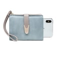 thumbnail image 4 of Monedero de estilo corto para mujer, monedero lateral suave de PU esmerilado, 4 of 5