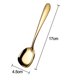 thumbnail image 2 of Cucharas cuadradas de acero inoxidable, cucharas de arroz, cucharas de sopa, pulidor de espejo, juego de 3 (utensilios dorados), 2 of 5