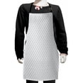 thumbnail image 1 of Anchor Kids Apron, Simple with Ocean Inspired Wave Pattern Oceanic Sea Life, Boys Girls Apron Bib with Adjustable Ties for Cooking Baking Painting, Grey Pale Grey White, by Ambesonne, 1 of 2