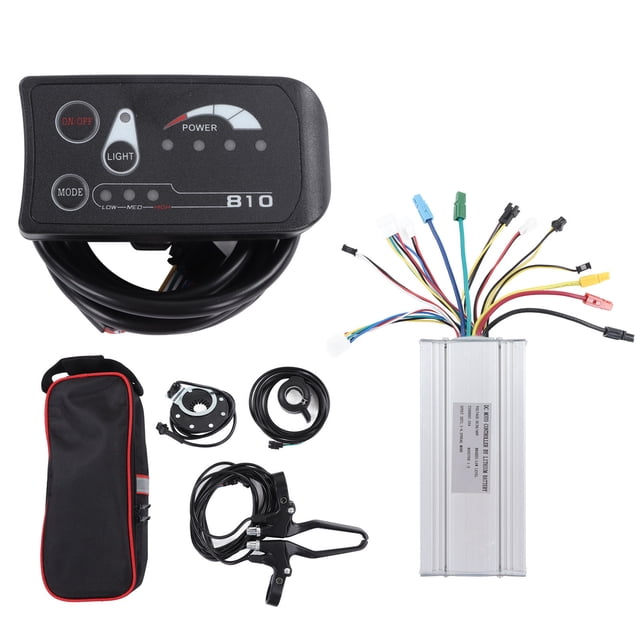 DC 36v 48v controlador de motor s810 kit de panel de visualización batería de litio kit de modificación de Bicicleta eléctrica Anderson plug