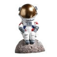 thumbnail image 1 of Adorno de resina de astronauta con forma de luna y astronauta para el interior del coche para fiesta de astronautas. A, 1 of 9
