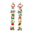thumbnail image 2 of Letrero de porche de decoración de puerta de Navidad, pancartas de puerta de Navidad, colgante de placa de puerta delantera colgante Estilo C, 2 of 8