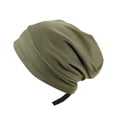 thumbnail image 2 of Qarigey Gorro de lana Unisex, gorros informales de temporada, accesorios de moda para la cabeza, gorro de punto de Color sólido, rojo vino Sombreros ejercito verde Qarigey AP010974-13B, 2 of 6