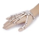 thumbnail image 4 of El Anillo de Dedo Gótico Punky Del Cráneo Esquelético Del Esclavo Brazalete, 4 of 8