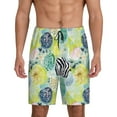 thumbnail image 1 of Fotbe Shell Clam Pantalones Cortos de Pijama para Hombre, Ropa de Dormir, Pantalones de Pijama Cortos para Hombre-XX-Large, 1 of 6