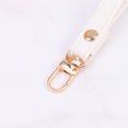 thumbnail image 4 of Bolso, cartera, correa de muñeca, bolso de cuero PU, cordones de muñeca, llavero de repuesto, correa de mano (blanco), 4 of 5