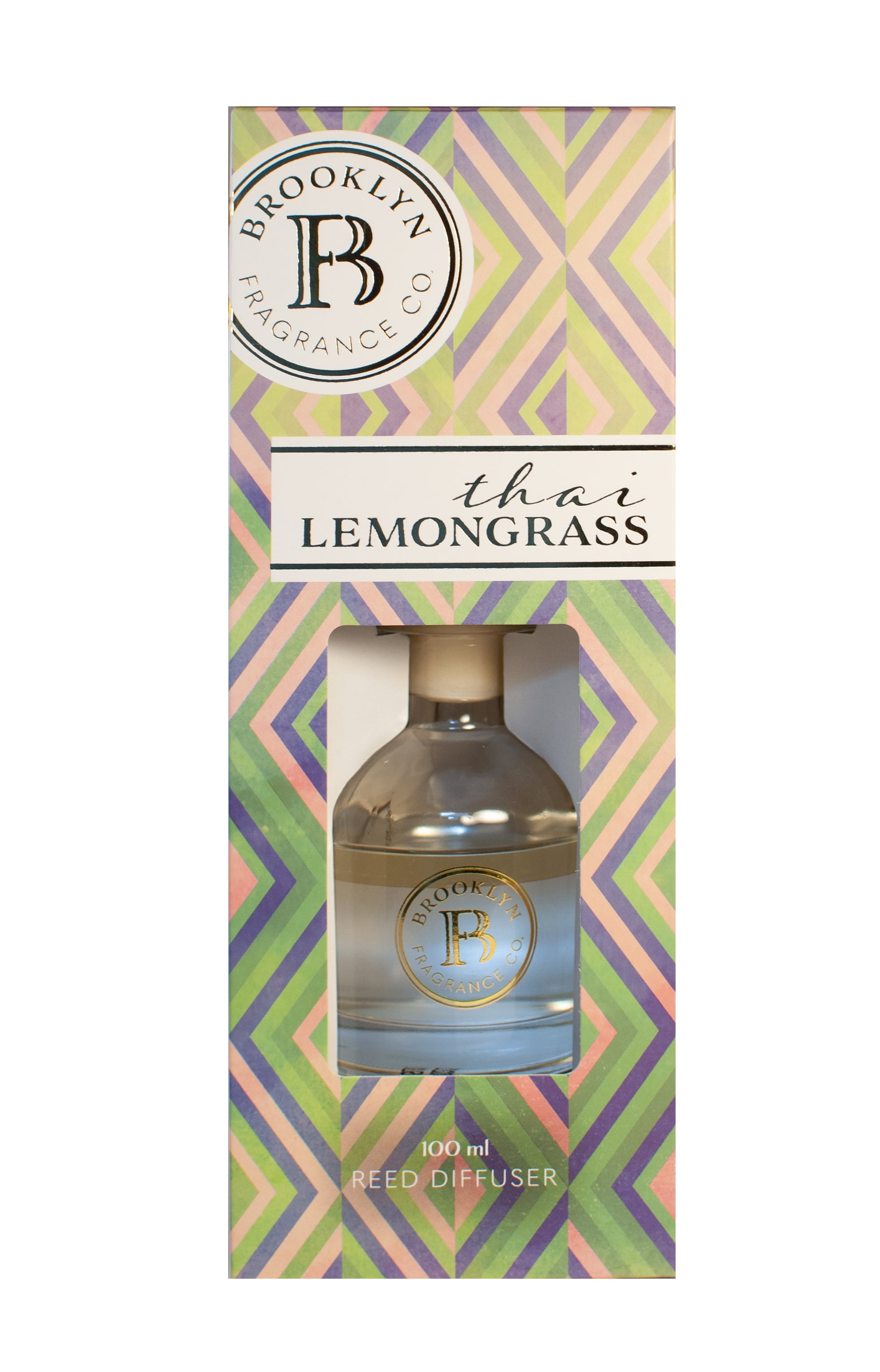 BROOKLYN FRAGRANCE CO. - 100ML REED DIFFUSER - THAI LEMONGRASS