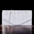 thumbnail image 4 of Bolso Hombro Embrague Con Plisado para Mujeres, 4 of 6