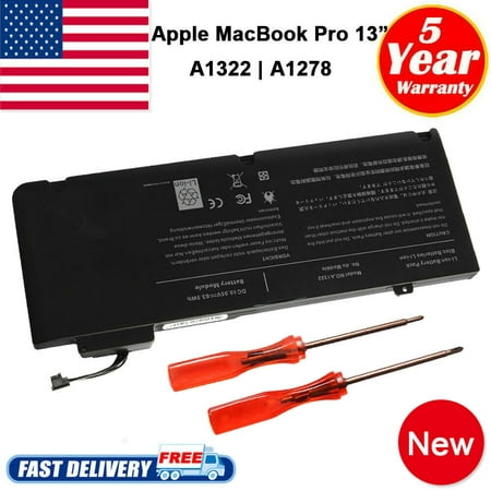 For Apple MacBook Pro 13 inch Battery Mid 2009 2010 2012 Early/Late 2011 A1278