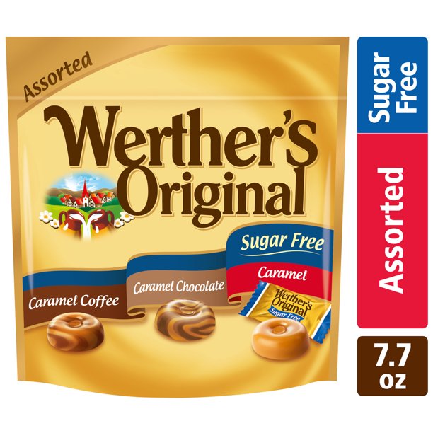 Werthers Original Hard Sugar Free Assorted Flavors, Caramel Coffee