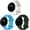 3-Chalk/Sky Blue/Green (Color Clasp), variant on XIHAMA Band Compatible with Google Pixel Watch 3 41mm/Pixel Watch 2/1, Soft Silicone Sport Watch Bands Replacement Watch Strap Bracelet for Google Pixel Watch Smartwatch Accessories