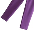 thumbnail image 3 of WTXUE Women's Pants, Slacks Women's Solid Color High Waisted Straight Leg Pants Suitable for Daily Commuting Wear Casual Lohas Time, Pantalones De Mujer, Purple, 3 of 7