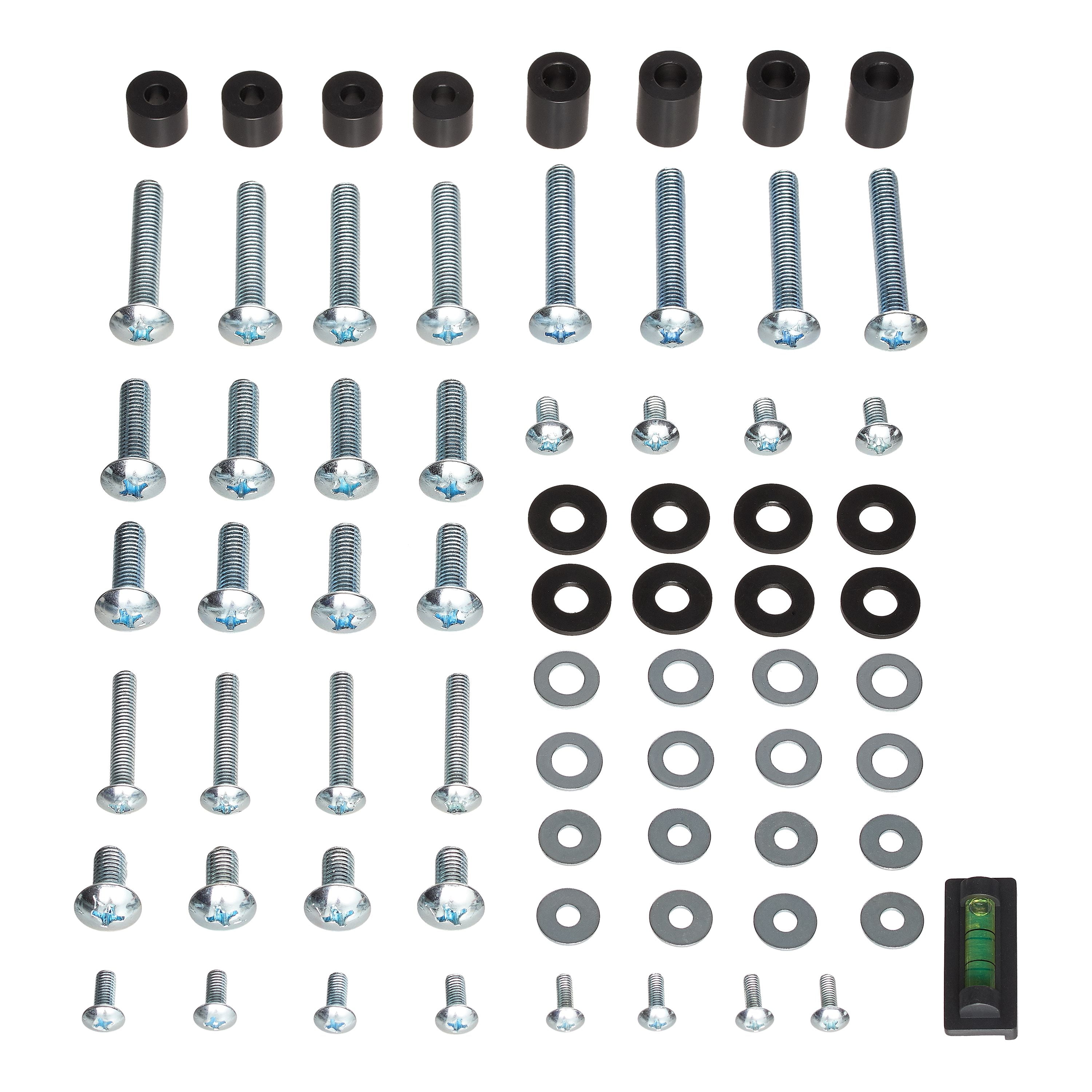 onn. TV Wall Mount Hardware Kit, 69 Pieces