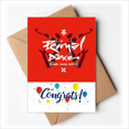 thumbnail image 1 of Graffiti Street Music Body Pattern Wedding Cards Congratulations Greeting Envelopes, 1 of 3