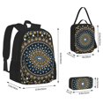 thumbnail image 2 of Disketp Dot Mandala Large Capacity Backpack Lunch Bag Pencil Case Combination 3 Piece Set for Student, 2 of 7