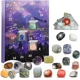 thumbnail image 3 of Calendario de Adviento de 24 días con cristales, calendario de Adviento navideño, caja de regalo, piedras preciosas naturales, minerales, colección de rocas, regalo de cuenta regresiva para Navidad, 3 of 5
